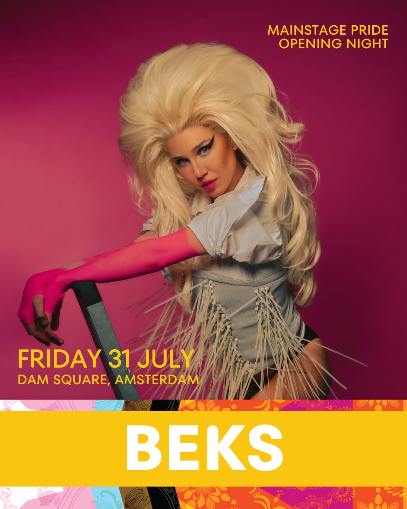 Beks, Friday 31 July, Dam Square Amsterdam