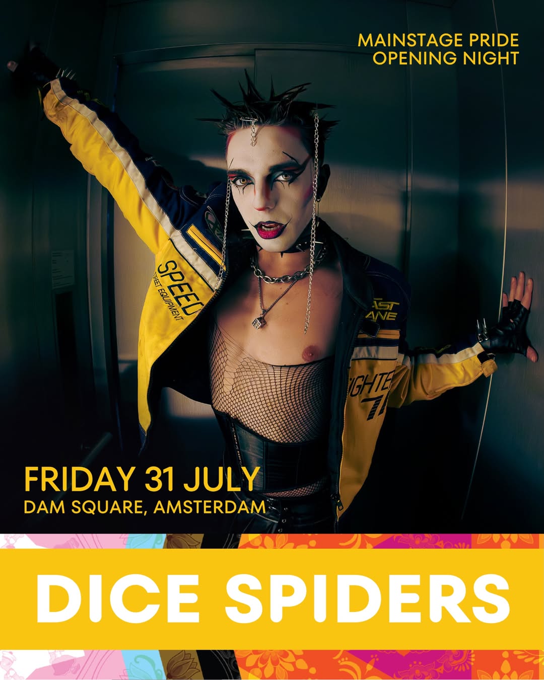 Dice Spiders, Friday 31 July, Dam Square Amsterdam