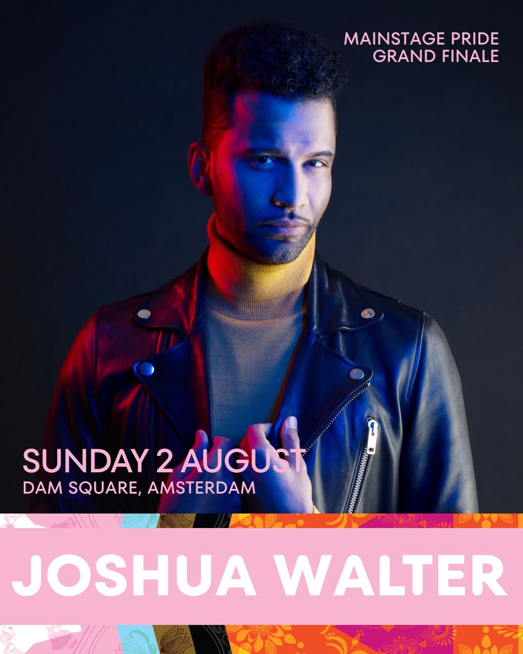 Joshua Walter, Sunday 2 August, Dam Square Amsterdam