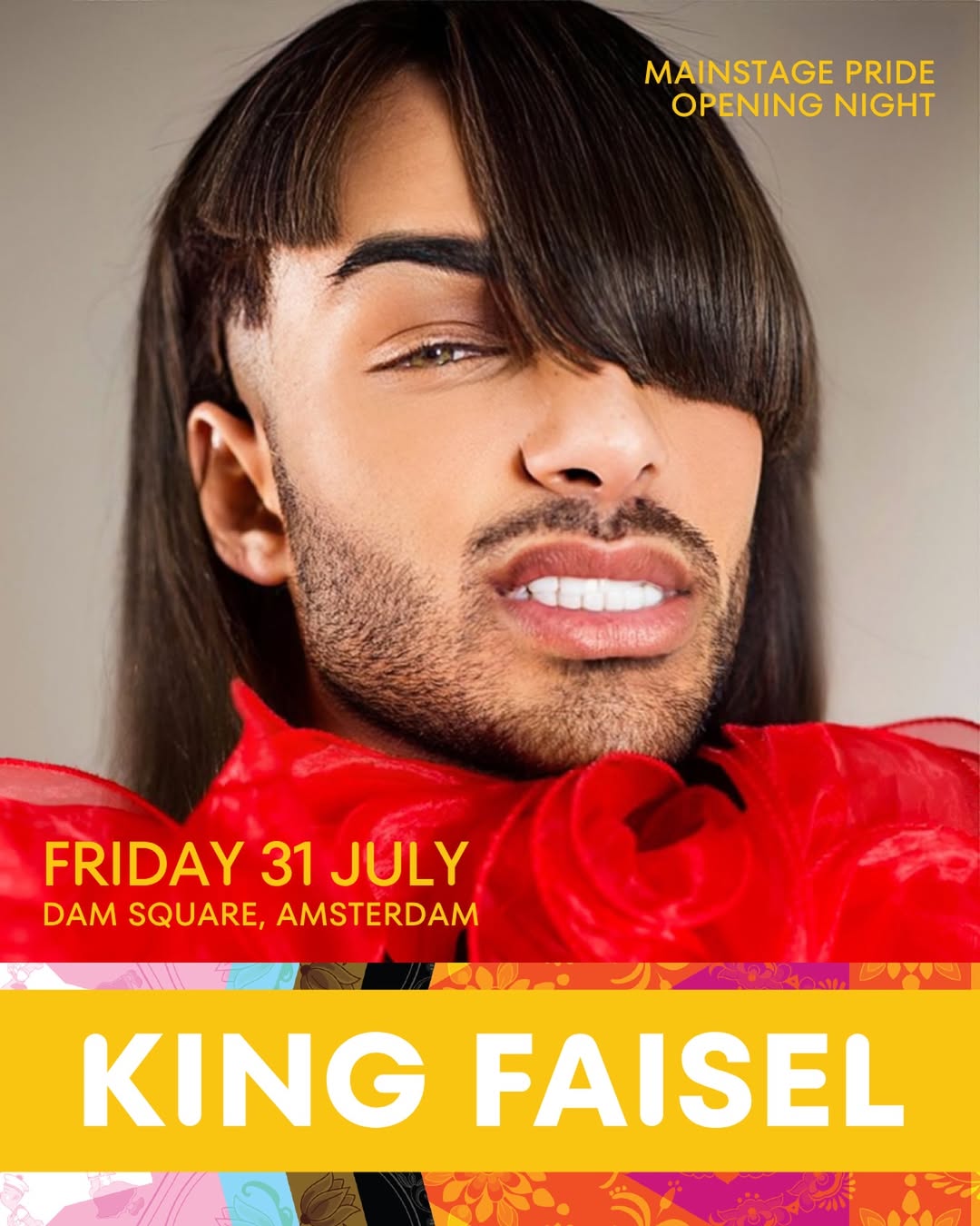 King Faisel, Friday 31 July, Dam Square Amsterdam