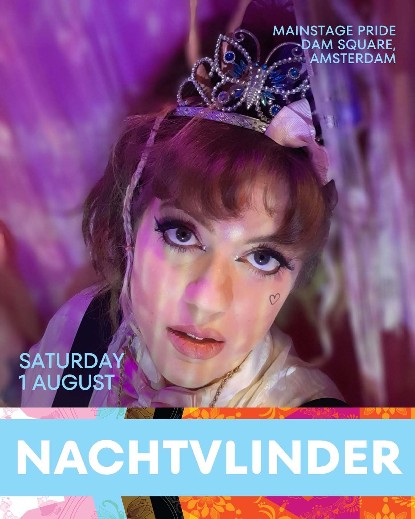 Nachtvlinder, Saturday 1 August, Dam Square Amsterdam