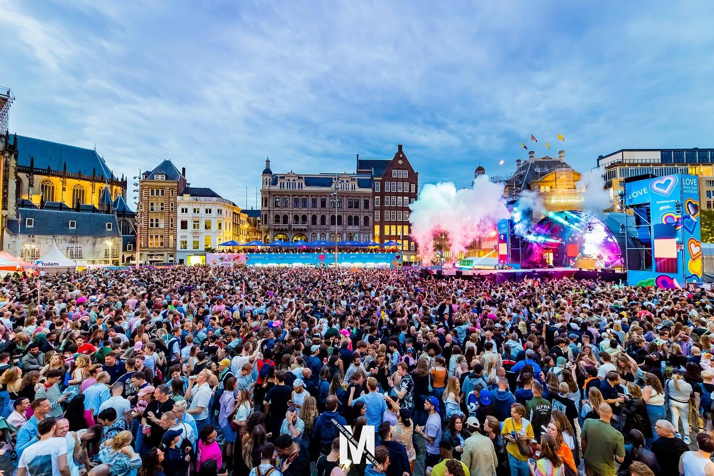 Mainstage at night